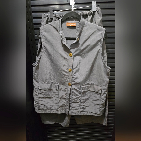 Eleven stitch design Pants - Eleven Stitch Design Pants and Vest